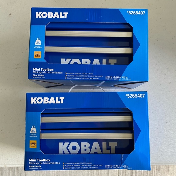 Kobalt Storage & Organization Kobalt Mini Tool Box Blue Bundle 25th